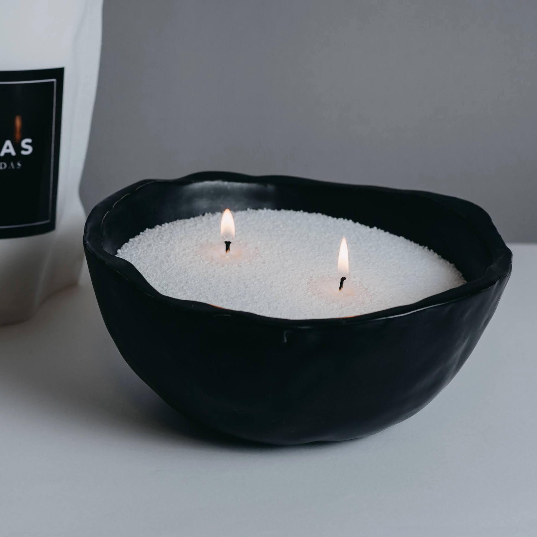 Velas Perladas White + Pabilos image 3