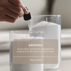 1 kg Velas Perladas White + 20 Pabilos