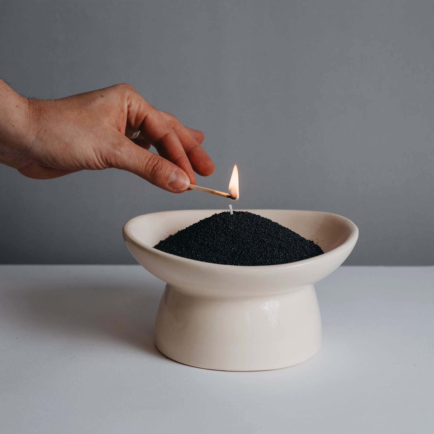 Velas Perladas Black + Pabilos image 2