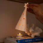Pino Luminaria de Cerámica + Vela de regalo image 2