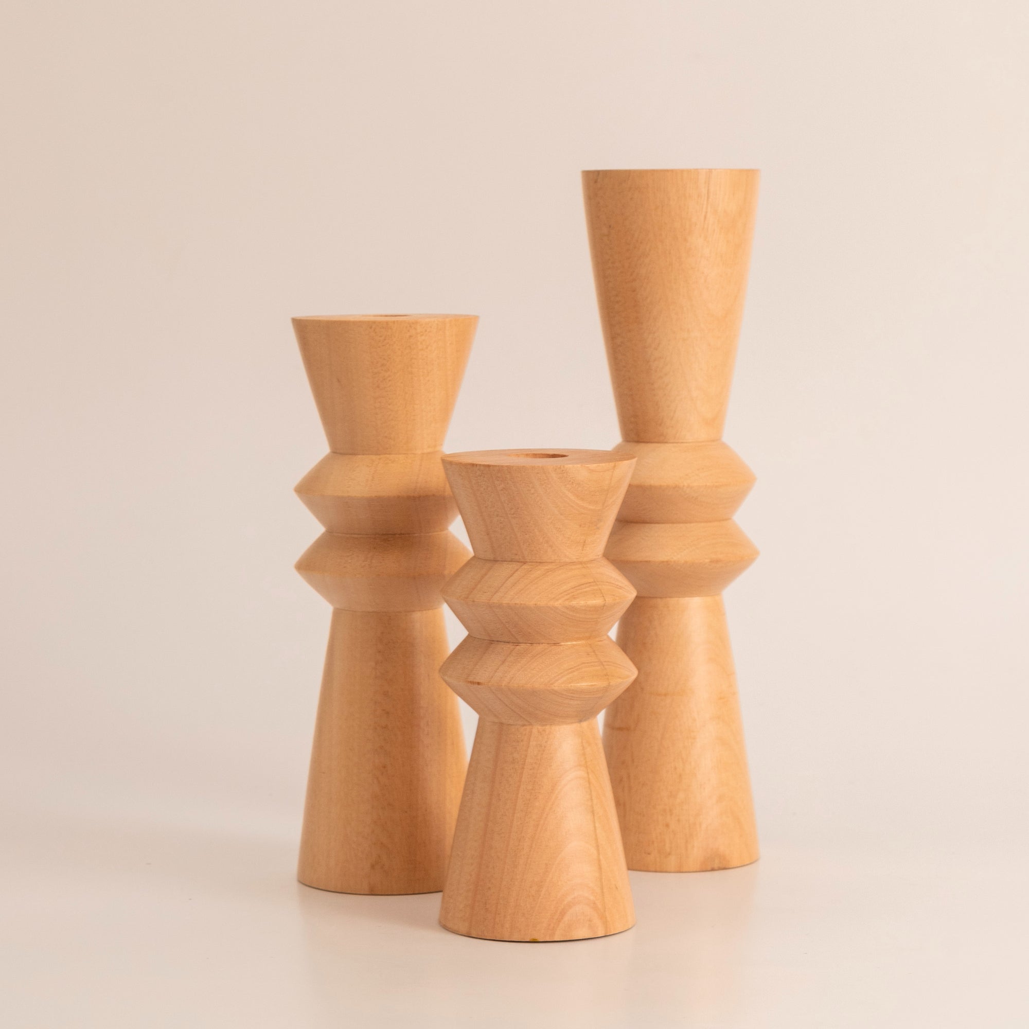 Portavelas SOFIA Wood - Set x3 image 0