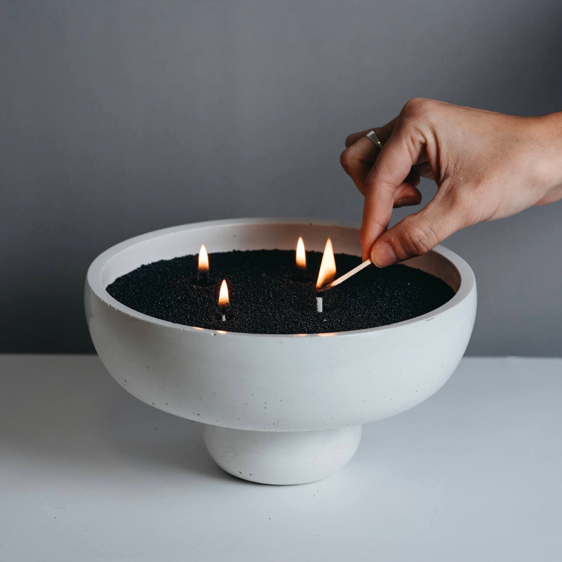 Velas Perladas Black + Pabilos image 3