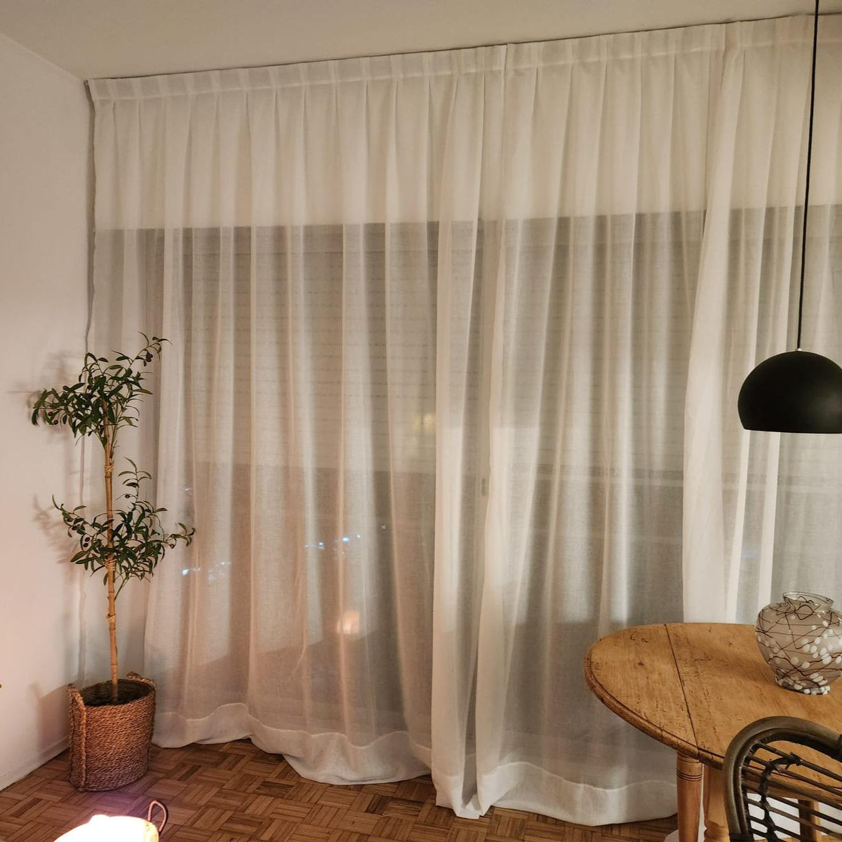 Cortinas Gasa de Lino - A medida