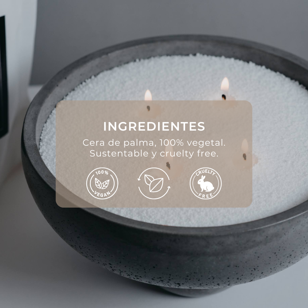 Set Dual Experience | Velas Perladas TRIA + 2 vasos Sand Candle